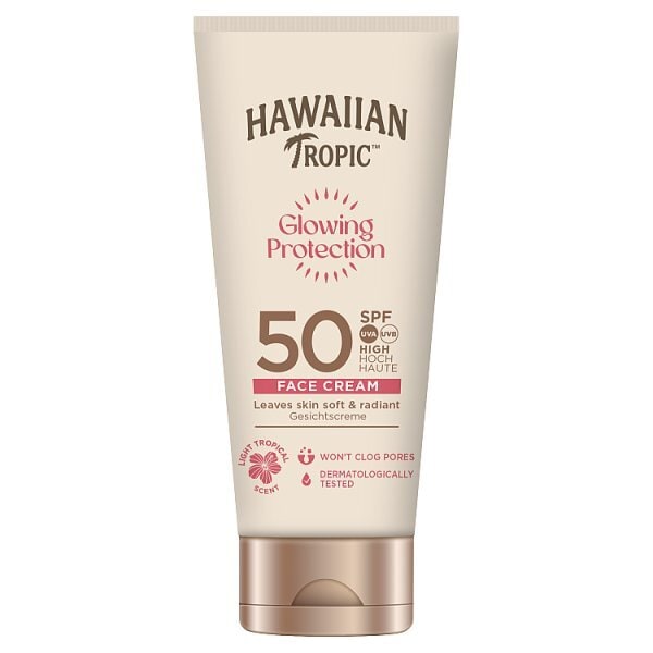 Hawaiian Tropic Glowing Protection Face Cream SPF50 50ml