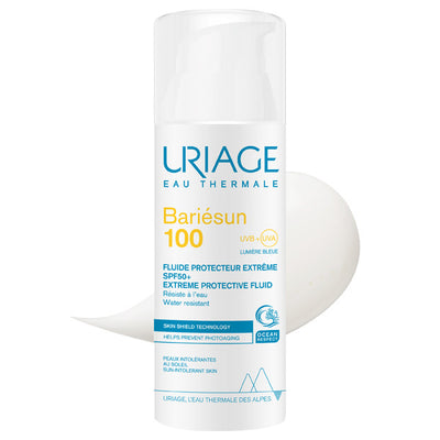 Superdrug Uriage Bariésun 100 Ekstra Beskyttende Fluid SPF50+ 50ml- Kjøp online hos McGrocer