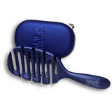 Magic Hair Brush Detangler Electric Blue with Sports Wallet