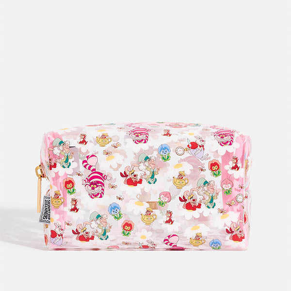 Skinnydip London Disney Alice in Wonderland Daisy Makeup Bag 100% TPU
