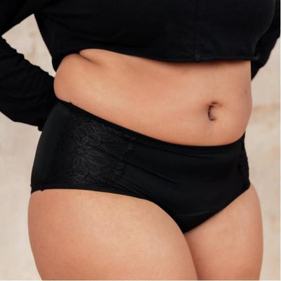 Nixi Body Saugende Unterwäsche mit hohem Bund für Auslaufschutz 5XL