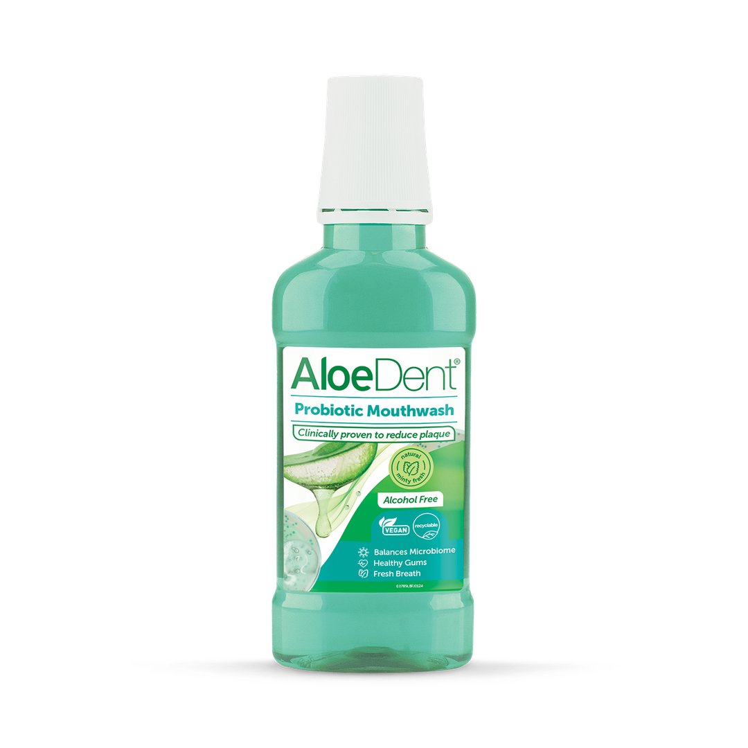 Aloe Dent Probiotic Mouthwash Fluoride Free 250ml