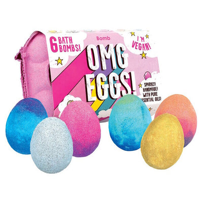 Superdrug Bomb Cosmetics OMG Eggs Bath Bomb Gift Set- Buy online at McGrocer