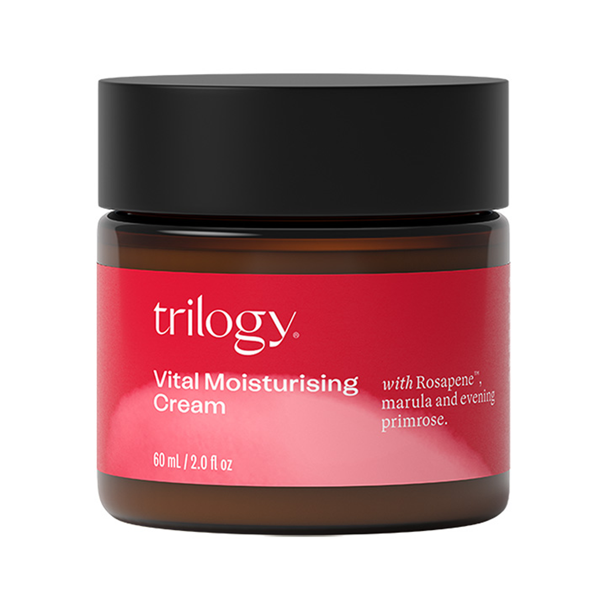 Natural Hydrating Face Cream with Rosehip and Marula Oil 60ml