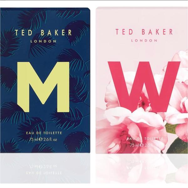Ted Baker M and W EDT Bundle, Woman & Man Fragrances, 2x75ml