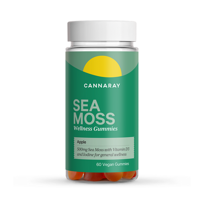 Cannaray Seemoos Wellness 60 Apfelgeschmacks-Gummibärchen 500mg