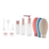 Livingandhome 11 Pcs Portable Refillable Travel Bottle Set