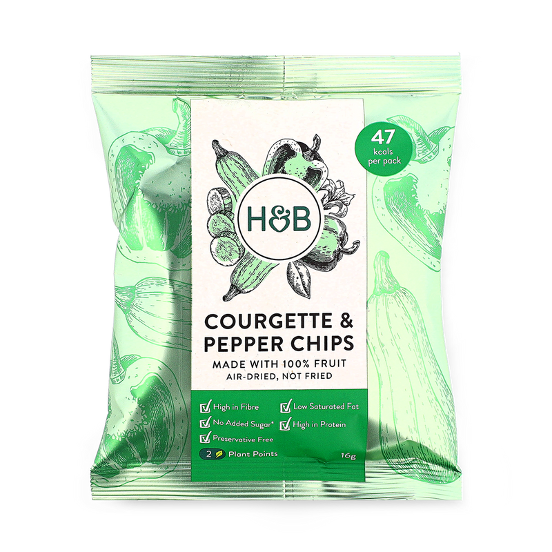 Holland Barrett Courgette Pepper Chips 16g