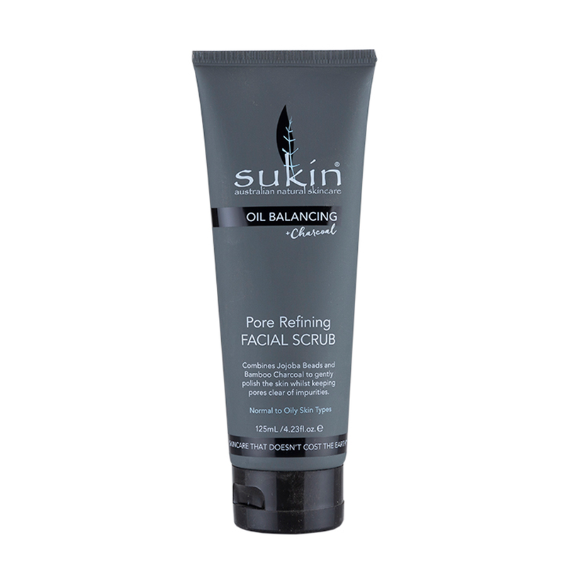 Oil Balancing Charcoal Pore Refining Facial Scrub 125ml