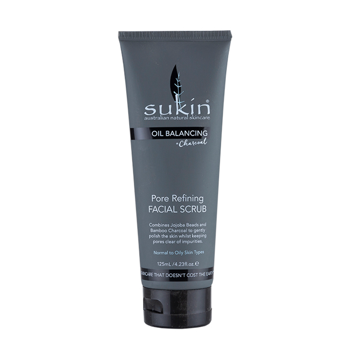 Oil Balancing Charcoal Pore Refining Facial Scrub 125ml