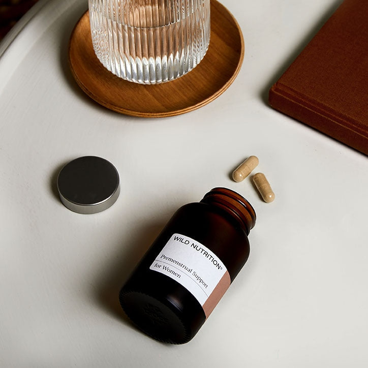 Wild Nutrition Food Grown Premenstrual Support for Women 60 Capsules