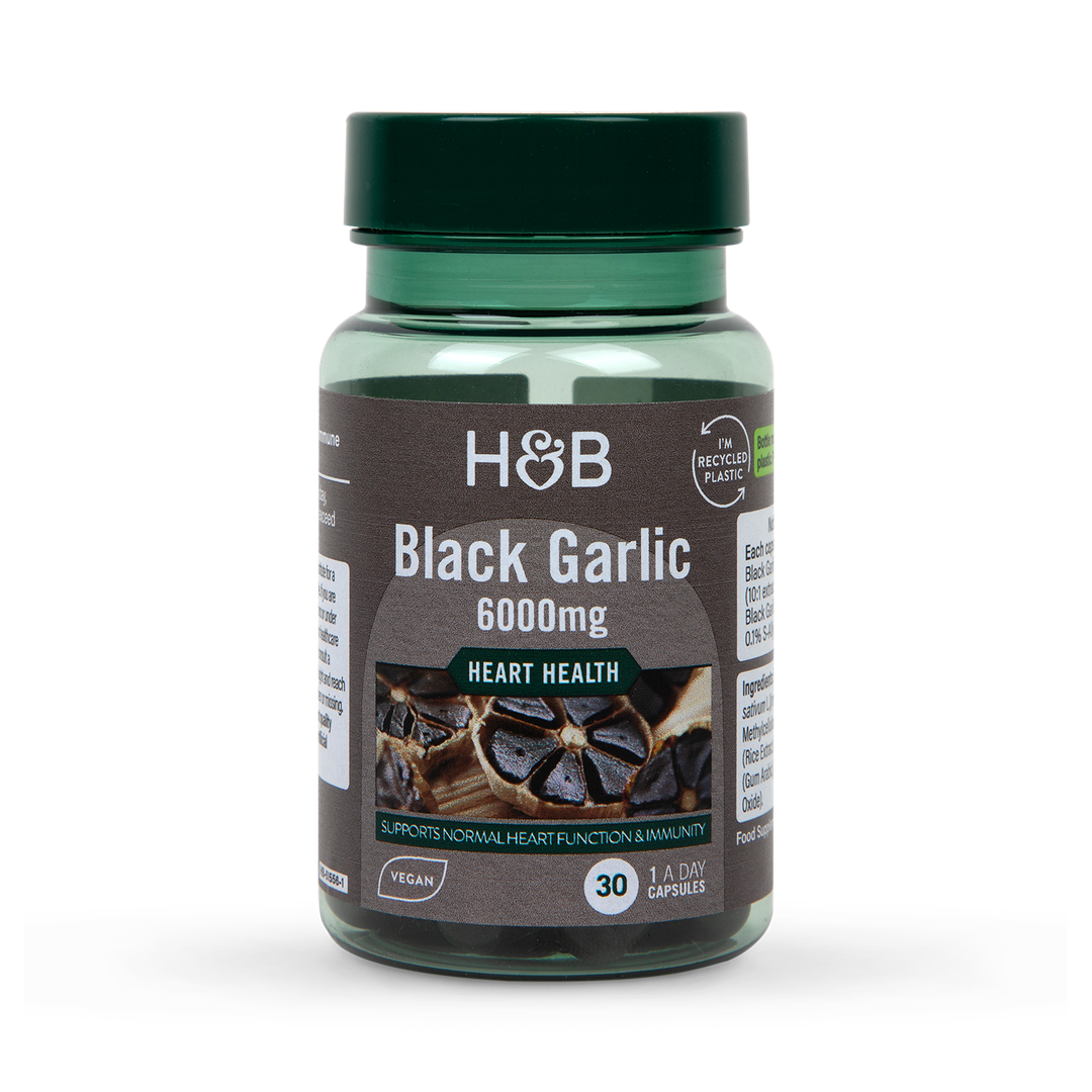 Holland Barrett Black Garlic 6000mg 30 Capsules