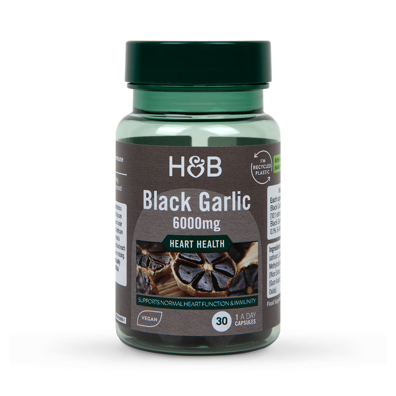Holland Barrett Black Garlic 6000mg 30 Capsules