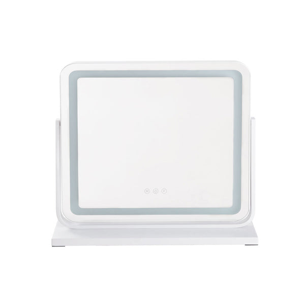 Miroir de vanité LED sans cadre réglable Livingandhome
