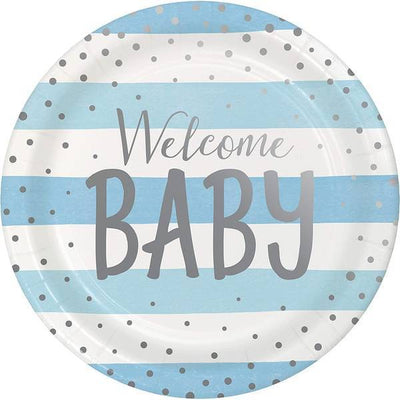 Superdrug Creative Party Willkommen Baby Papierteller (8er-Pack) - Online bei McGrocer kaufen