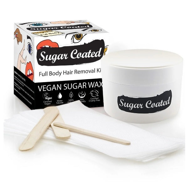 Sugar Coated Hair Removal Wax Kit for Full Body 250g