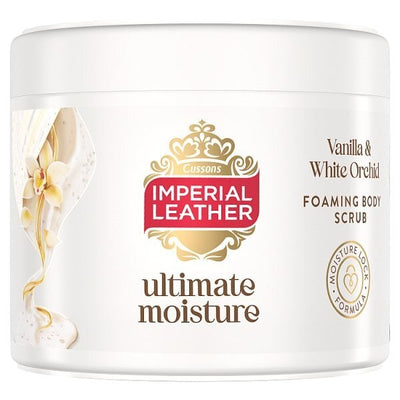Exfoliante corporal de vainilla Imperial Leather Ultimate Moisture 225 ml