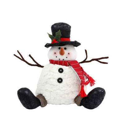 Superdrug Something Different Sitting Snowman Christmas Decoration- Buy online at McGrocer