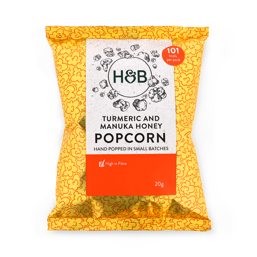 Holland Barrett Turmeric Manuka Honey Popcorn 20g