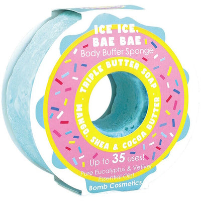 Superdrug Bomb Cosmetics إسفنجة مقشرة للجسم - Ice Ice Bae Bae - اشترِ عبر الإنترنت من McGrocer