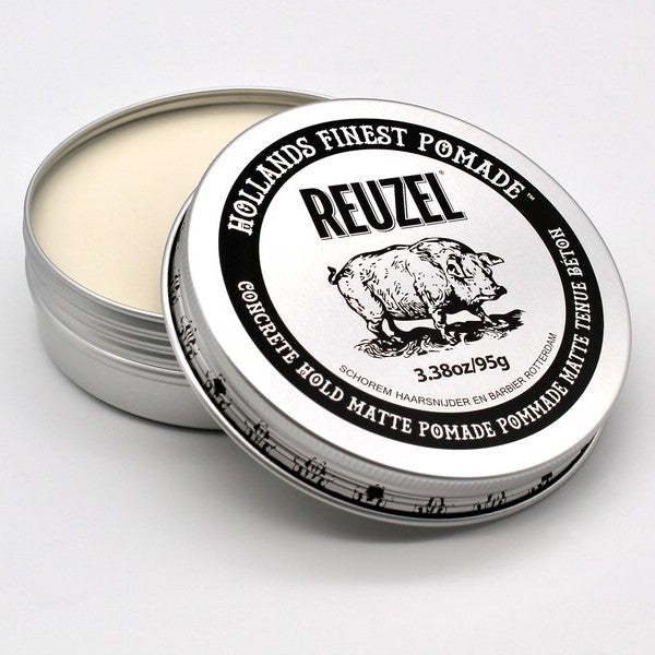Reuzel Concrete Hold Matte Pomade, Natural Looking Hairstyle 95g