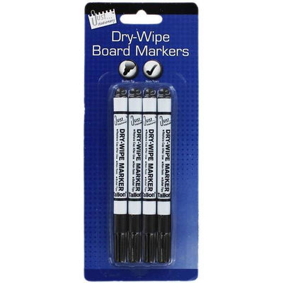 Marqueur effaçable à sec Just Stationery, lot de 4 - Acheter en ligne chez McGrocer