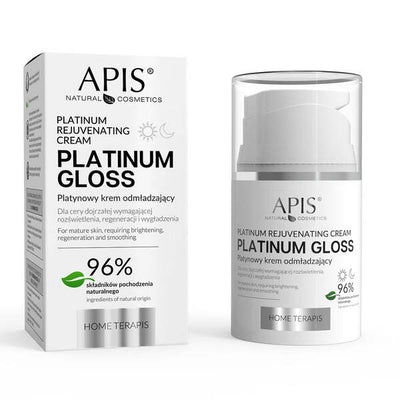 Superdrug APIS Platinum Gloss - Platinum Rejuvenating Cream 50ml- Buy online at McGrocer