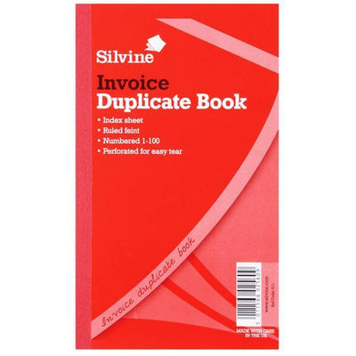Superdrug Silvine Large Duplicate Invoice Book 200 Sheets (Pack Of 6)- Kjøp online hos McGrocer