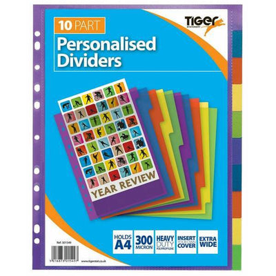 Superdrug Tiger Polypropylene A4 Divider (Pack of 10)- Buy online at McGrocer