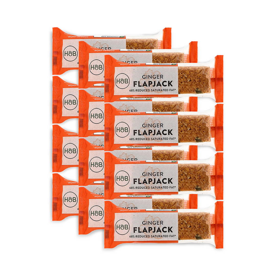 Holland Barrett Ginger Flapjack 12x 80g