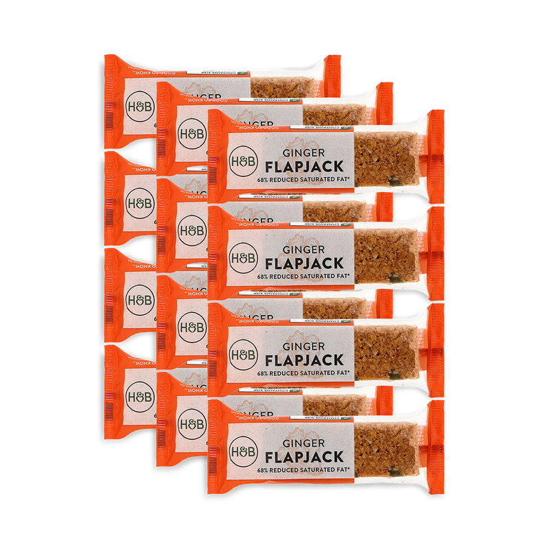 Holland Barrett Ginger Flapjack 12x 80g