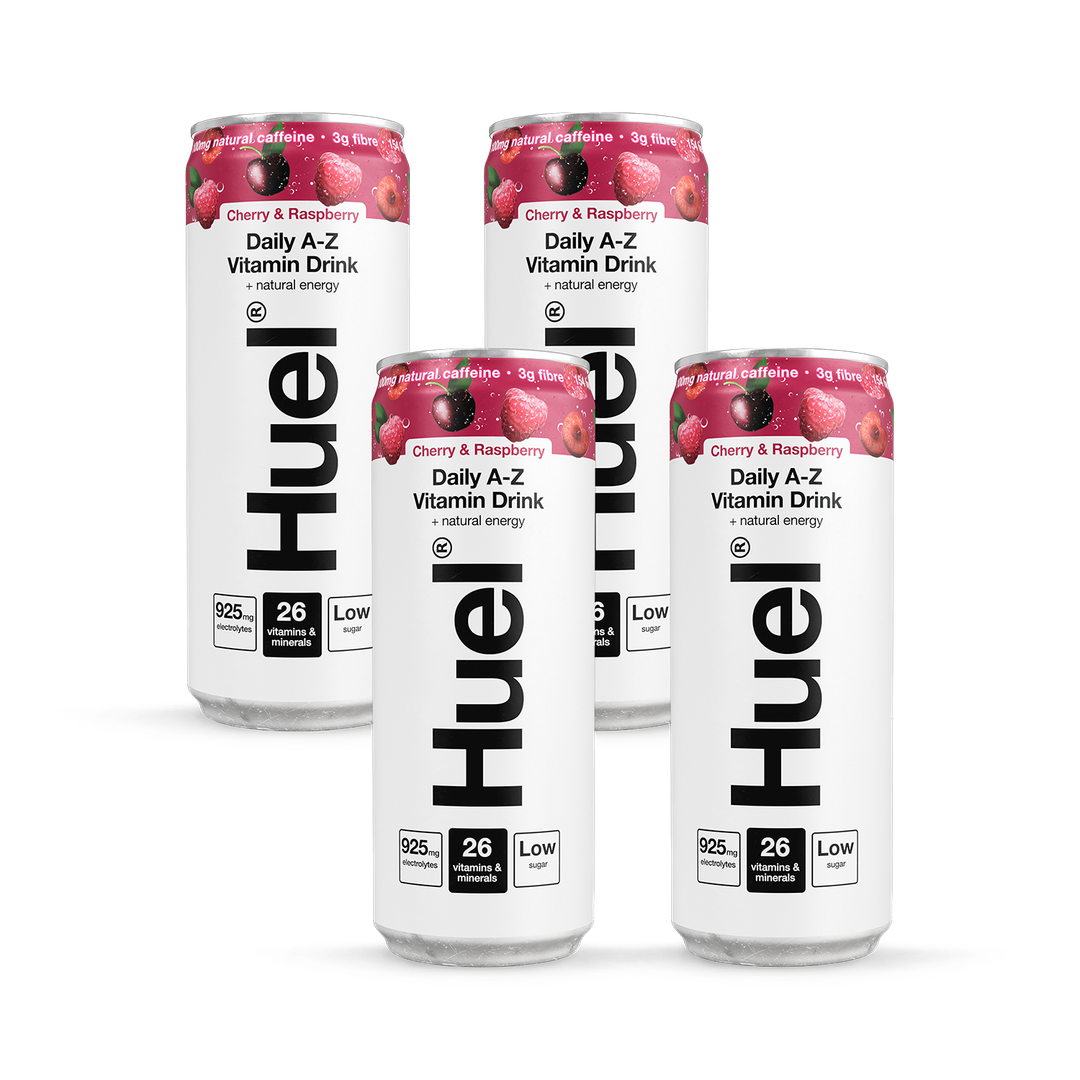 Huel Cherry Raspberry Daily A-Z Vitamin Drink x4 330ml