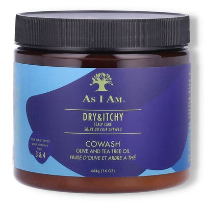 Superdrug As I Am Dry & Itchy Scalp Care Olive And Tea Tree Oil Cowash- Buy online at McGrocer