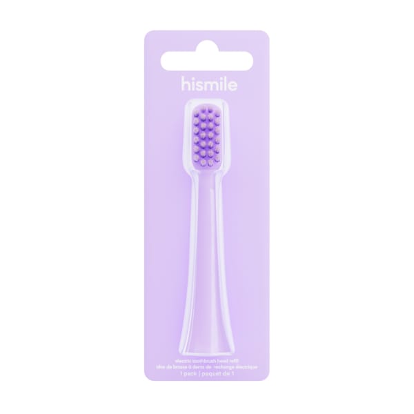 HiSmile Electric Toothbrush Head Refills - Purple (1Pk)