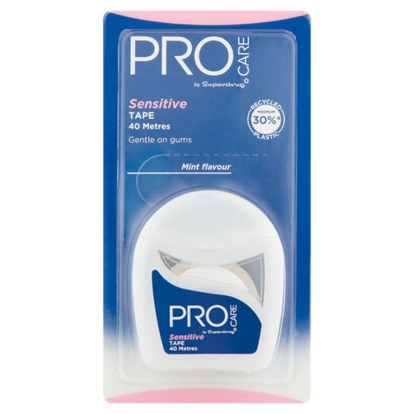 شريط Superdrug Procare Sensitive Tape بطول 40 متر