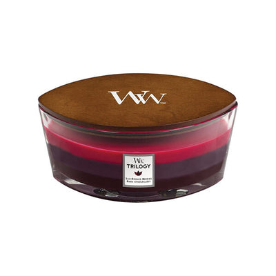 Superdrug Woodwick Large Ellipse Trilogy SunRipened Berries Candle- Buy online at McGrocer