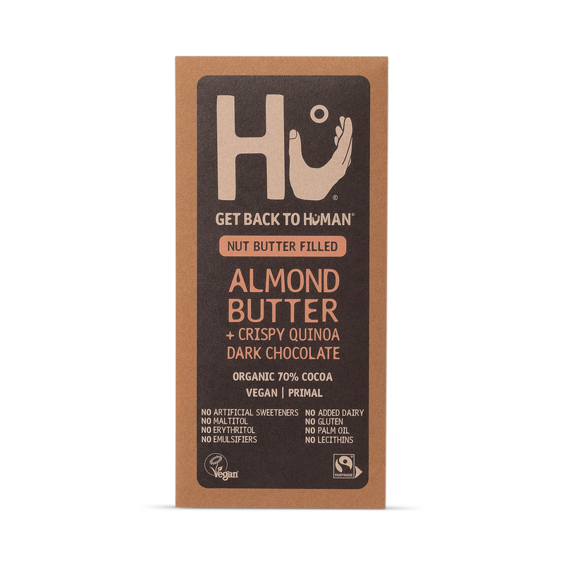 Hu Almond Butter Crispy Quinoa Dark Chocolate Bar 60g