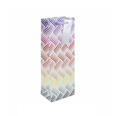 Eurowrap Sac pour Bouteille à Motifs Ondulés (Lot de 6)