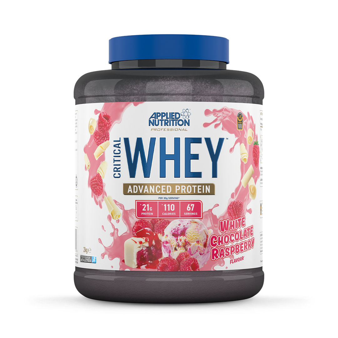Critical Whey Proteinpulver weiße Schokolade Himbeere 2 kg