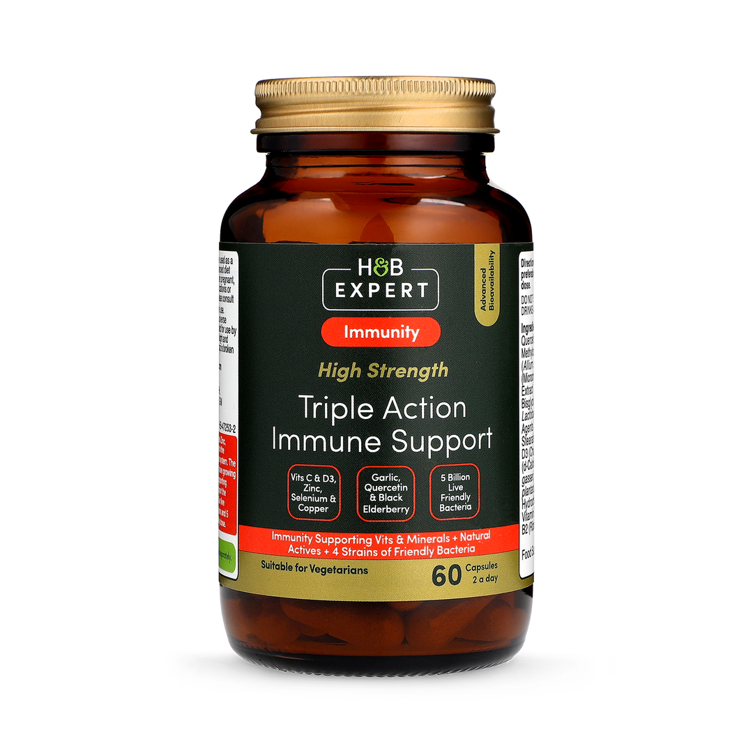 HB Expert High Strength Triple Action Immune Support 60 Capsules