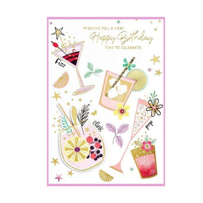Superdrug Simon Elvin Time To Celebrate! Birthday Card (Pack of 6)- Buy online at McGrocer