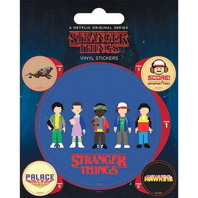 Stranger Things Vinyl-Aufkleber (5er-Pack)