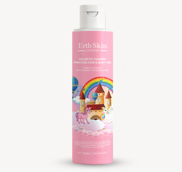 ErthSkin London Majestic Cleanse Princess Hair & Body Gel 300ml