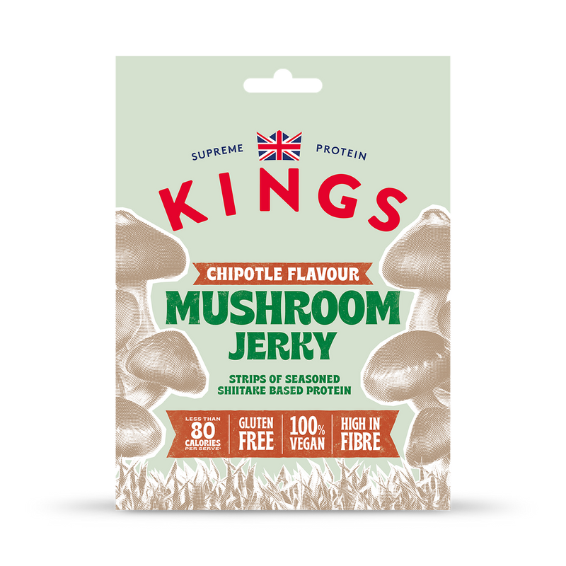 Kings Smoked Chipotle Mushroom Jerky 25g