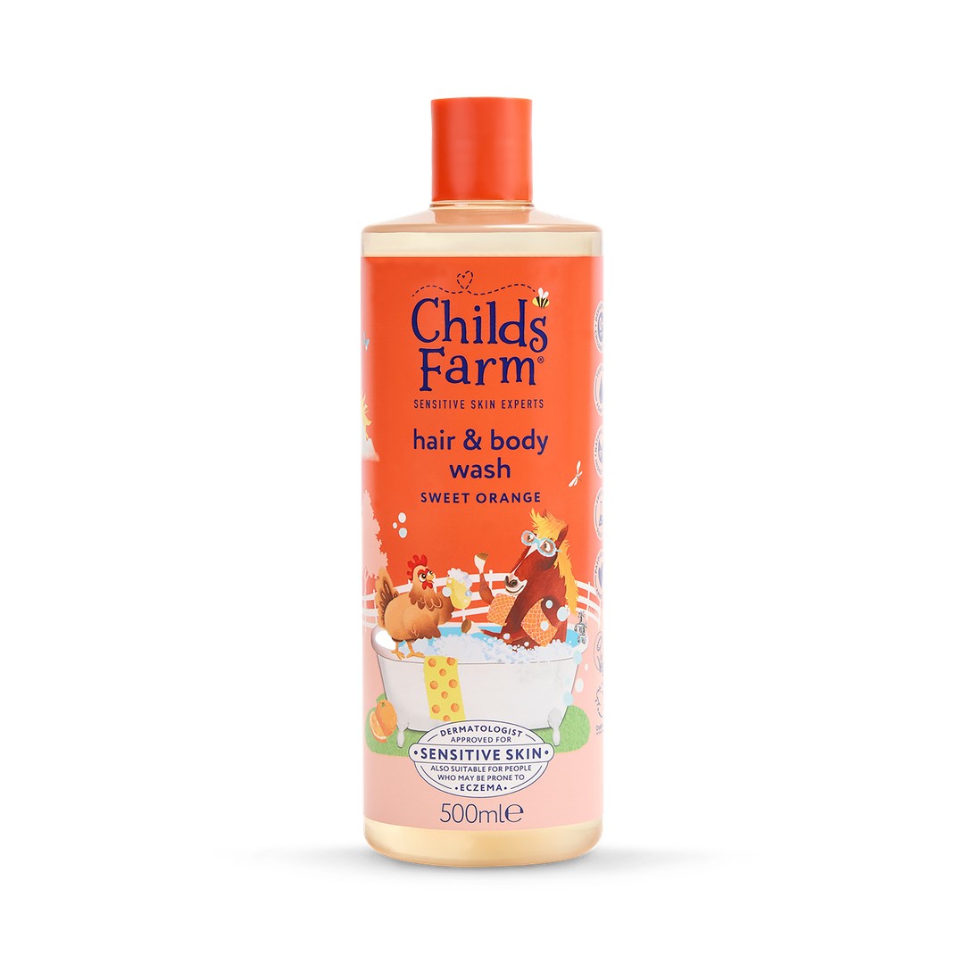 Childs Farm Haar Körperwaschmittel Süße Orange 500ml