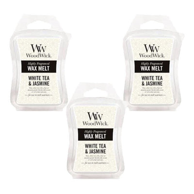 Superdrug Woodwick Wax Melt White Tea & Jasmine 22.7g - Pack of 3- Buy online at McGrocer