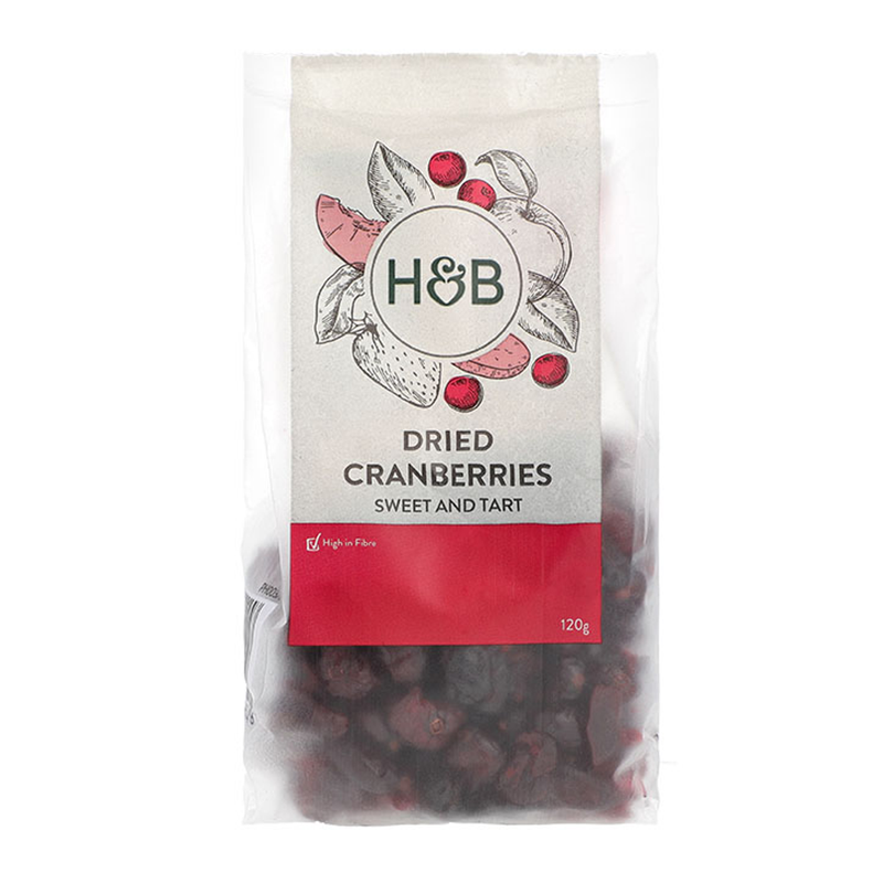 Holland Barrett Dried Cranberries 120g