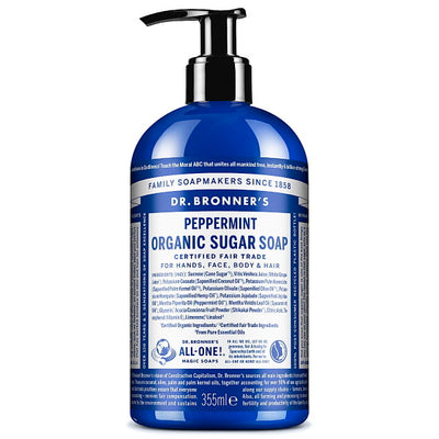 Superdrug Dr Bronner Bio-Pfefferminz-Zuckerseife – 355 ml – Jetzt online bei McGrocer kaufen