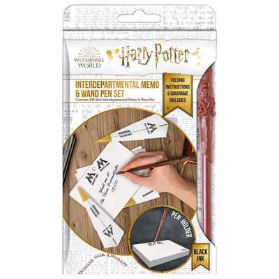 Superdrug Harry Potter Interdepartmental Memo Note Block and Pen Set - Acheter en ligne chez McGrocer