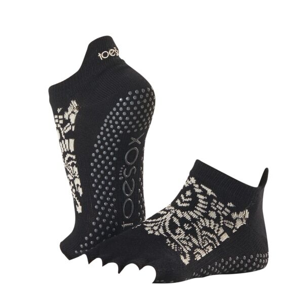 Toesox Womens Soir Half Toe Socks (S)